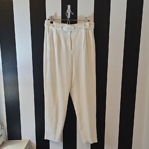 Express Women's Cream Ankle Pants